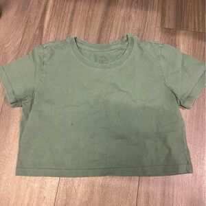 Urban Outfitters Cropped Green top
